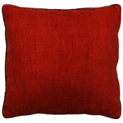 Christy Highgate Linen Cushion Coral